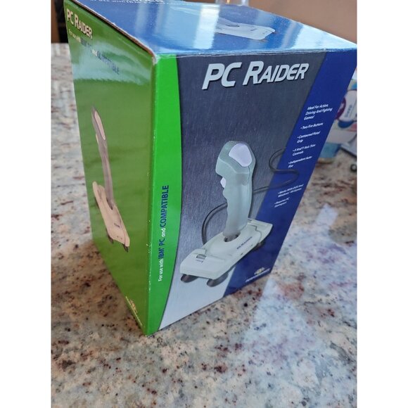 PC Raider Joystick For PC Retro Gaming Vintage Win95/DOS NEW In Box! - Picture 7 of 8